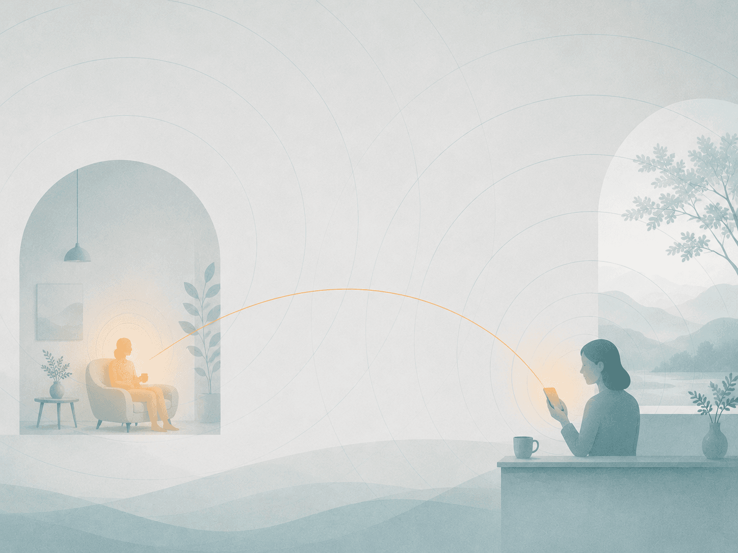 Sensing the whole home without a box in every room
